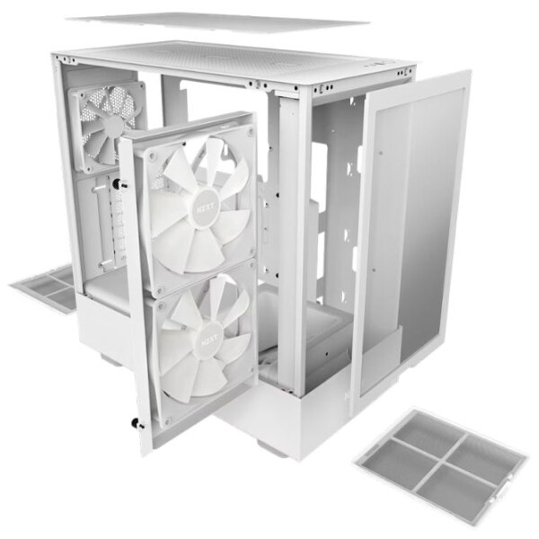 Корпус NZXT H5 Flow RGB Белый micro ATX photo 7