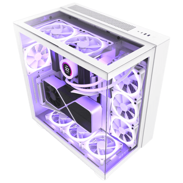 Carcasă NZXT H9 Elite White micro ATX photo 1