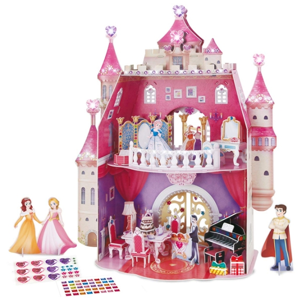 Puzzle 3D CubicFun Princess Birthday Party (E1622h) Numărul de piese: 95, Vârsta recomandată: 5+ photo 2