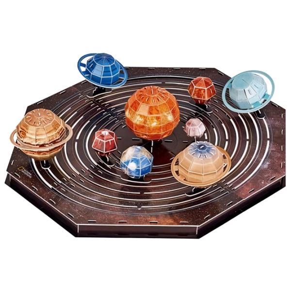 Пазл 3D CubicFun Solar System (DS1087h) Количество деталей: 173, Рекомендуемый возраст: 8+ photo 1