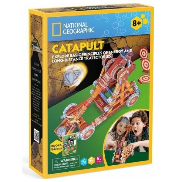 Пазл 3D CubicFun Catapult (DS1086h) Количество деталей: 93, Рекомендуемый возраст: 8+ photo 2