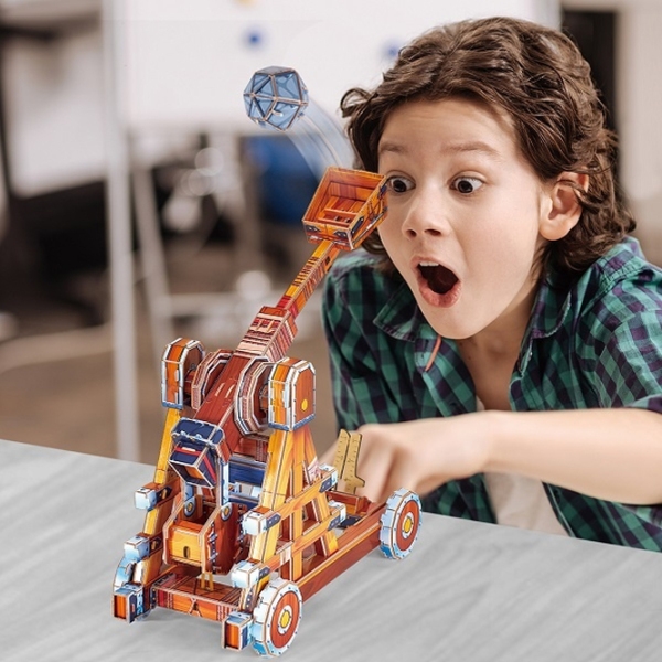 Пазл 3D CubicFun Catapult (DS1086h) Количество деталей: 93, Рекомендуемый возраст: 8+ photo 3