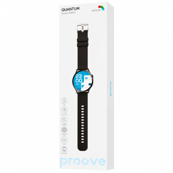 Ceas inteligent Proove Quantum Black 1.43" | | Aliaj de zinc, ABS plastic/ Silicon
| SWQU00000001 photo 4