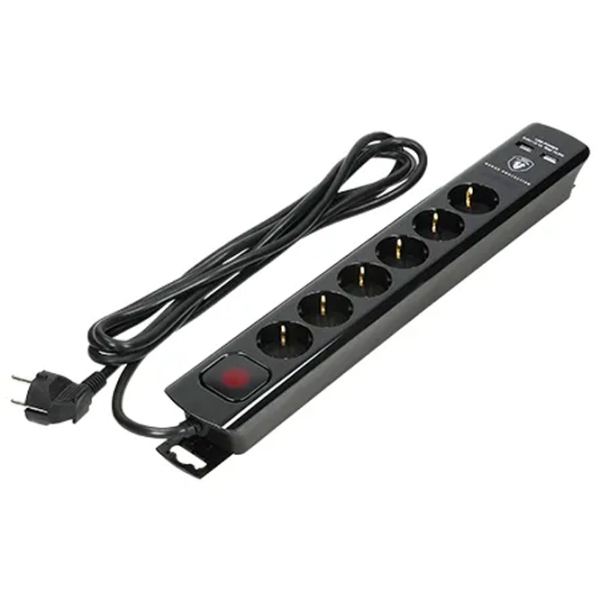 Prelungitor ORNO ORAE13163GSB3M 3 m Black  photo 1