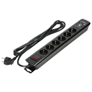 Prelungitor ORNO ORAE13163GSB3M 3 m Black 