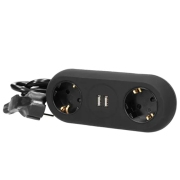 Prelungitor ORNO ORAE13133GSB 1.4 m Black 