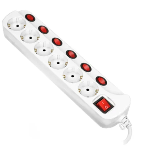 Удлинитель ORNO Multiswitch 1.5 м Черный  photo 1