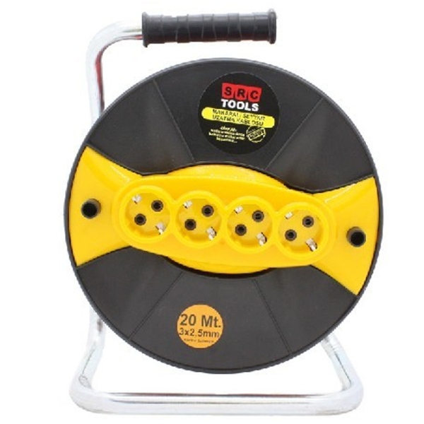 Prelungitor pe tambur Micul Fermier GF-1690 20 m Yellow  photo 1