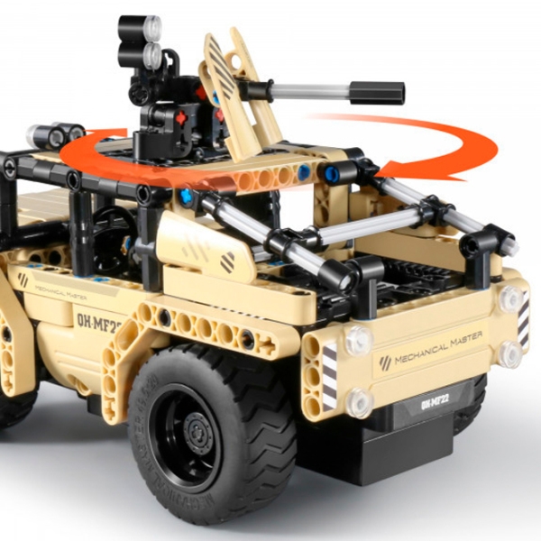 Конструктор с радиоуправлением XTech 2 in 1 Armed Off-road Vehicle Нержавеющая сталь Количество деталей 370, 8+ photo 4