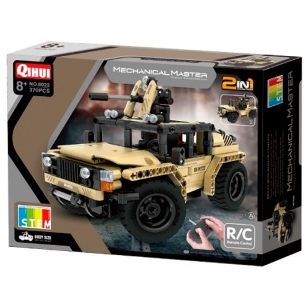 Конструктор с радиоуправлением XTech 2 in 1 Armed Off-road Vehicle Нержавеющая сталь Количество деталей 370, 8+ photo 5