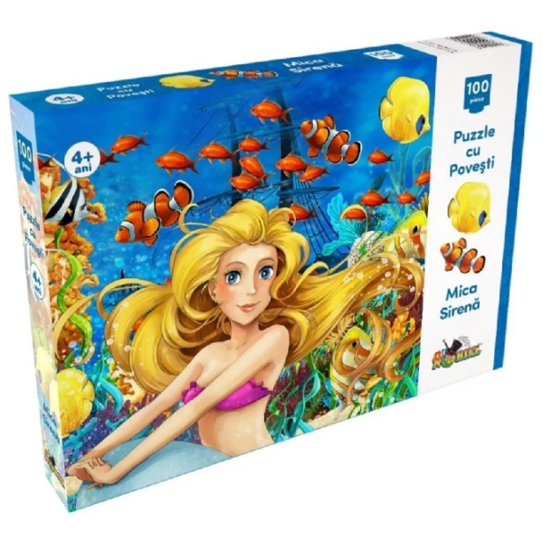 Puzzle 2D Noriel Mica Sirena (NOR5304) Numărul de piese: 100, V&acirc;rsta recomandată: 4+ photo 1
