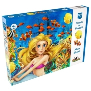 Puzzle 2D Noriel Mica Sirena (NOR5304) Numărul de piese: 100, V&acirc;rsta recomandată: 4+