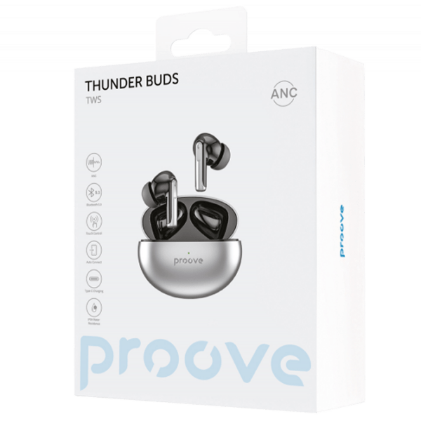 Căști Proove Thunder Buds Silver Fără fir / Personal / In ear photo 5