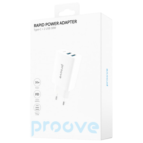 Încărcător de rețea Proove Rapid (30 W) White 2 A / White photo 5