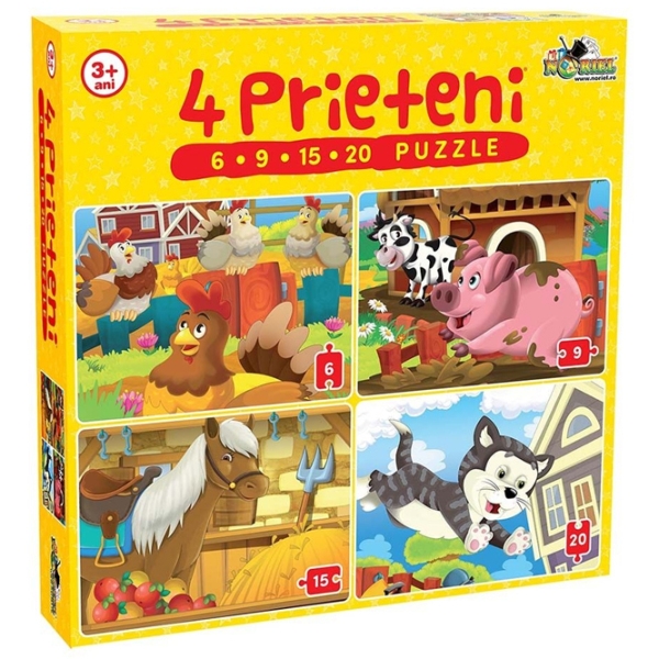 Puzzle 2D Noriel Prieteni mici (NOR2464) Numărul de piese: 50, V&acirc;rsta recomandată: 3+ photo 1