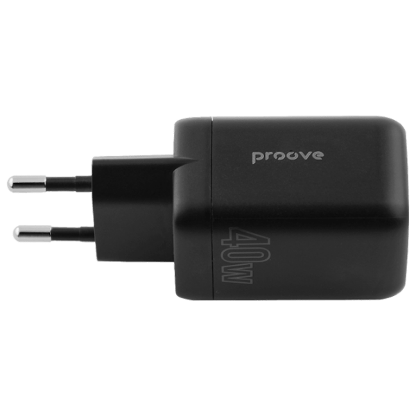 Încărcător de rețea Proove Silicone Power (40 W) Black  / Black photo 3