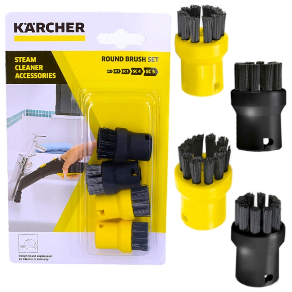 Set de perii rotunde KARCHER 2.863-264.0 Black  photo 2