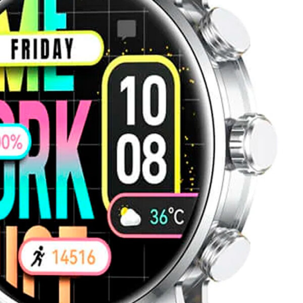 Умные часы Kieslect KR2 Watch Calling Нержавеющая сталь 1.43" | 46.4 мм | Нержавеющая сталь/ Силикон
| photo 5