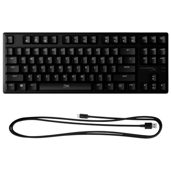 Tastatură HyperX Alloy Origins Core PBT Black Gaming, Cu fir photo 5