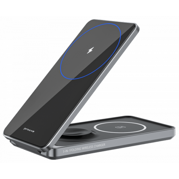 Încărcător wireless Proove Metal Edge (15 W) Gray 3 A / Gray photo 1