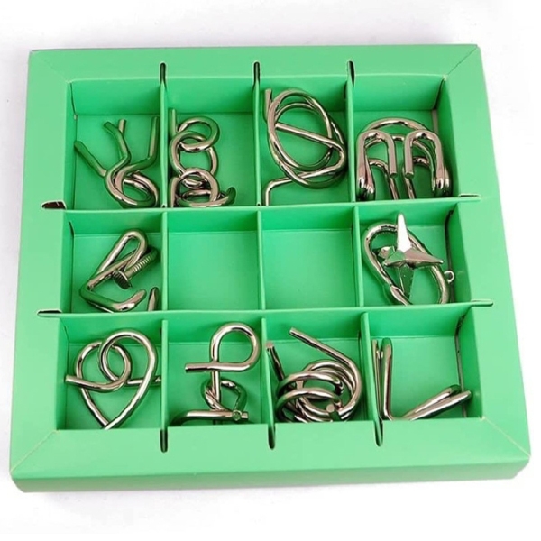 Puzzle Eureka 10 metal puzzles (473357) Количество деталей: 10, Рекомендуемый возраст: 8+ photo 3