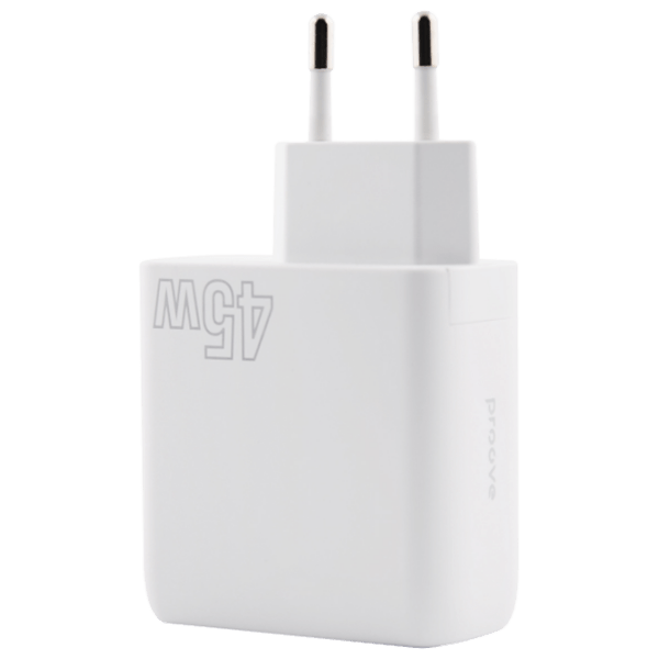 Încărcător de rețea Proove Silicone Power (45 W) White  / White photo 2