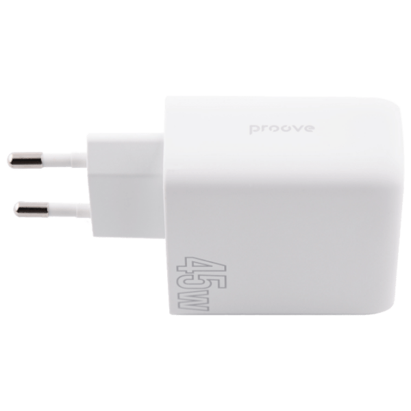 Încărcător de rețea Proove Silicone Power (45 W) White  / White photo 3