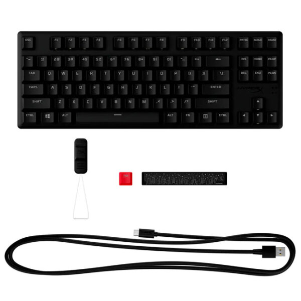 Tastatură HyperX Alloy Origins Core PBT Black Gaming, Cu fir photo 6