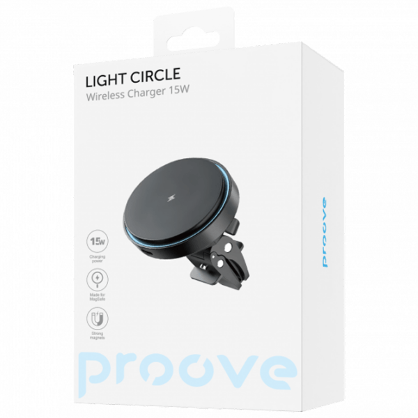 Автомобильное зарядное устройство Proove Light Circle (15 Вт) Черный 1.67 А / Черный photo 5