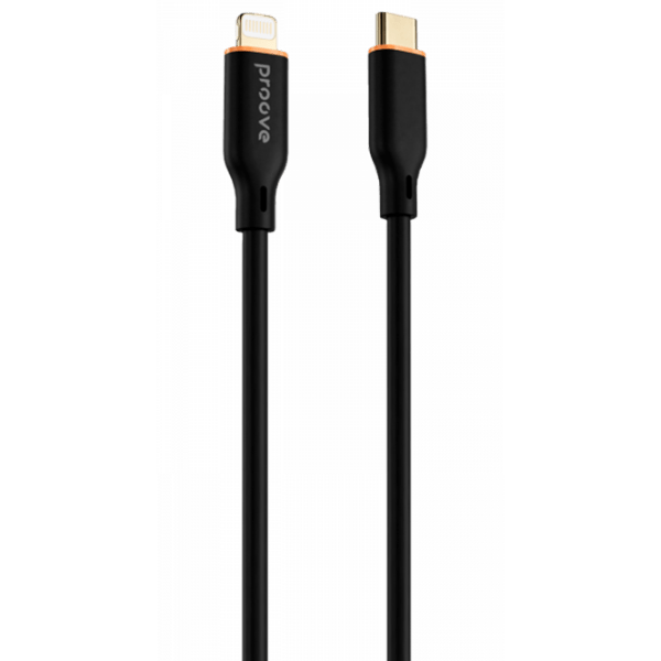 Кабель для телефона Proove Jelly Silicone USB Type-A/ Lightning Черный  photo 1