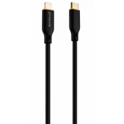 Cablu pentru telefon Proove Jelly Silicone USB Type-A/ Lightning Black 