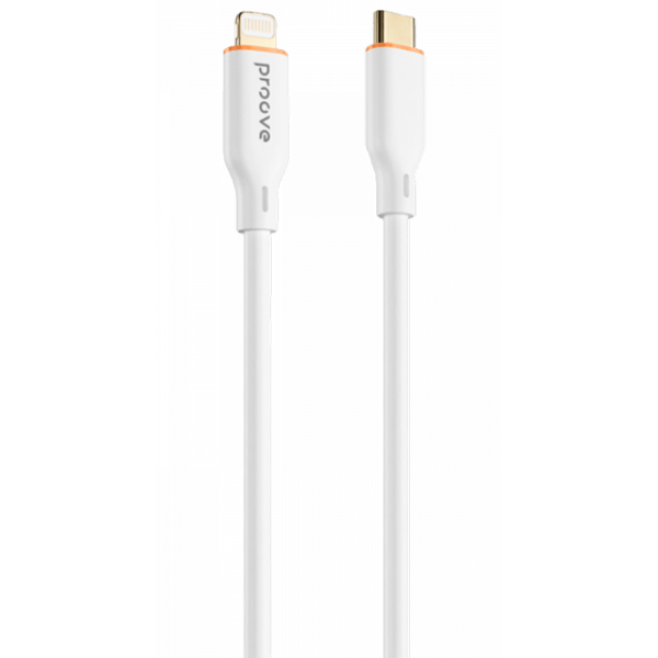Кабель для телефона Proove Jelly Silicone USB Type-A/ Lightning Белый  photo 1