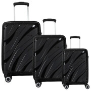 Valiză CCS 5223 Set Black 105l  