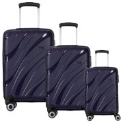 Valiză CCS 5223 Set Navy 105l  