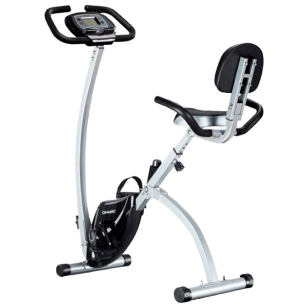 Bicicletă fitness OnWay OF3005 White Black Vertical, 100 kg photo 1