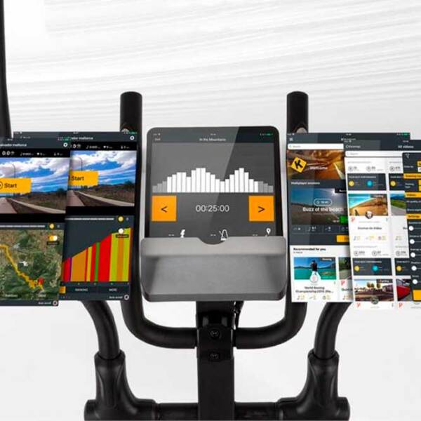 Bicicletă eliptică Capital Sports Helix Track Black 130 kg photo 4
