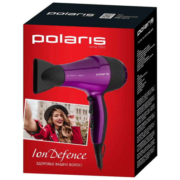 Фен Polaris PHD2077i Черный  photo 3