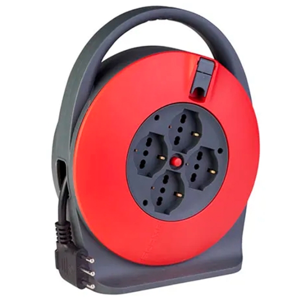 Prelungitor pe tambur Scame PP2741RO 5 m Red  photo 1