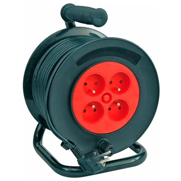 Prelungitor pe tambur Vorel 82685 50 m Black  photo 1