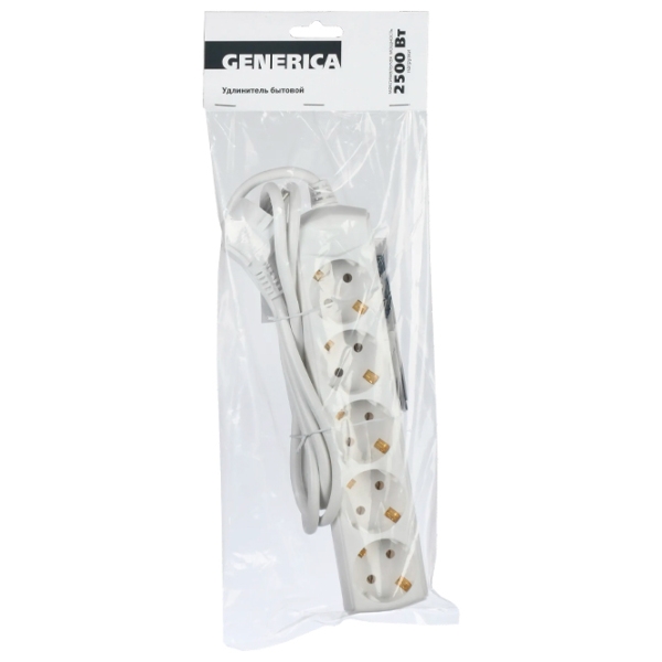 Prelungitor Generica WYP10-10-05-D15-Z-G 1.5 m White  photo 2