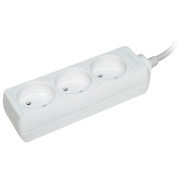 Удлинитель IEK WYP10-06-03-01-N 1.5 м Белый  photo 1