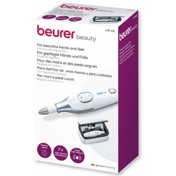 Set pentru manichiură și pedichiură Beurer MP42 White  photo 4