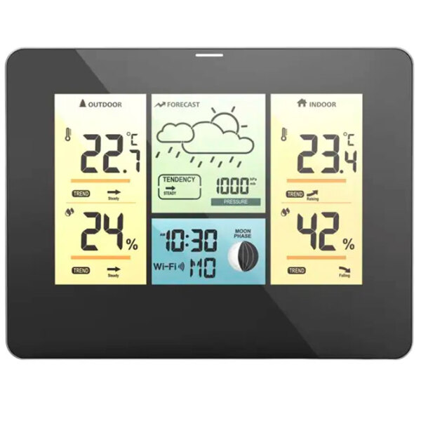 Stație meteorologică Hama WLAN Outdoor Black  photo 2