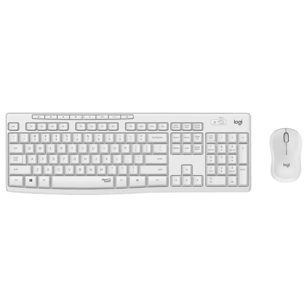 Tastatura & Mouse Logitech MK295 White Home and Office, Fără fir photo 1