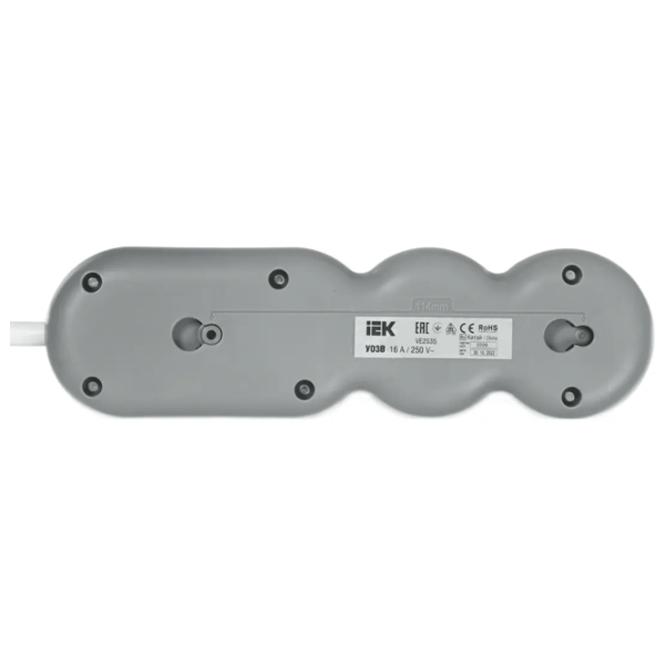 Удлинитель IEK IEK WYP53-16-03-D15-ZK 1.5 м Белый  photo 3