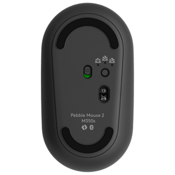 Mouse Logitech M350S Pebble 2 Graphite Fără fir, 4000 dpi photo 5