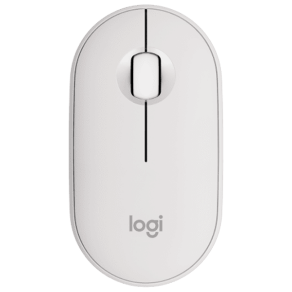 Mouse Logitech M350S Pebble 2 White Fără fir, 4000 dpi photo 1