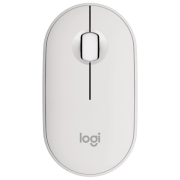 Мышь Logitech M350S Pebble 2 Белый Беспроводные, 4000 dpi
