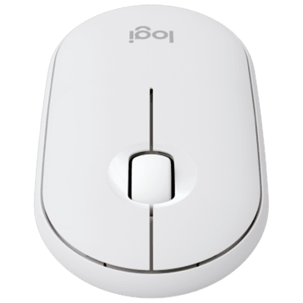 Mouse Logitech M350S Pebble 2 White Fără fir, 4000 dpi photo 2