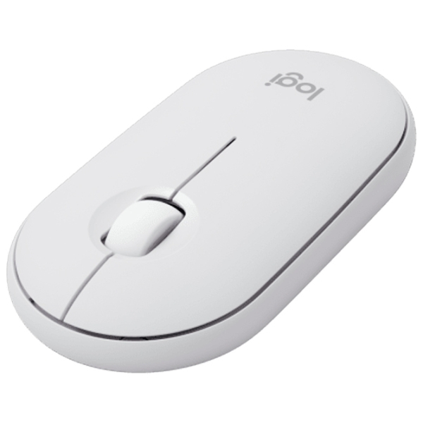 Mouse Logitech M350S Pebble 2 White Fără fir, 4000 dpi photo 3